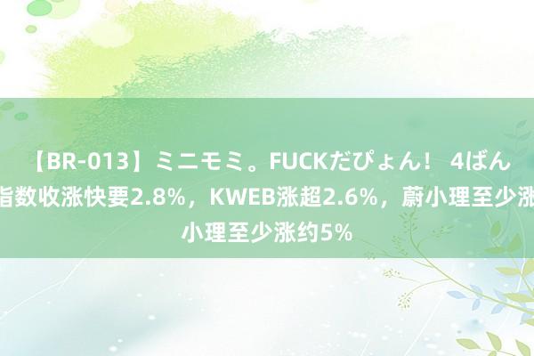 【BR-013】ミニモミ。FUCKだぴょん！ 4ばん 中概指数收涨快要2.8%，KWEB涨超2.6%，蔚小理至少涨约5%