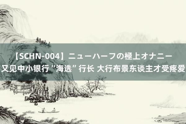 【SCHN-004】ニューハーフの極上オナニー 又见中小银行“海选”行长 大行布景东谈主才受疼爱