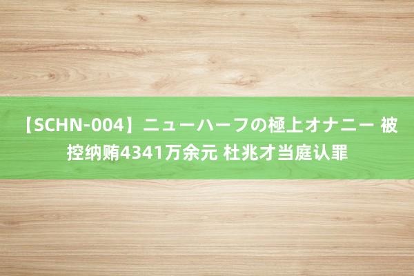 【SCHN-004】ニューハーフの極上オナニー 被控纳贿4341万余元 杜兆才当庭认罪